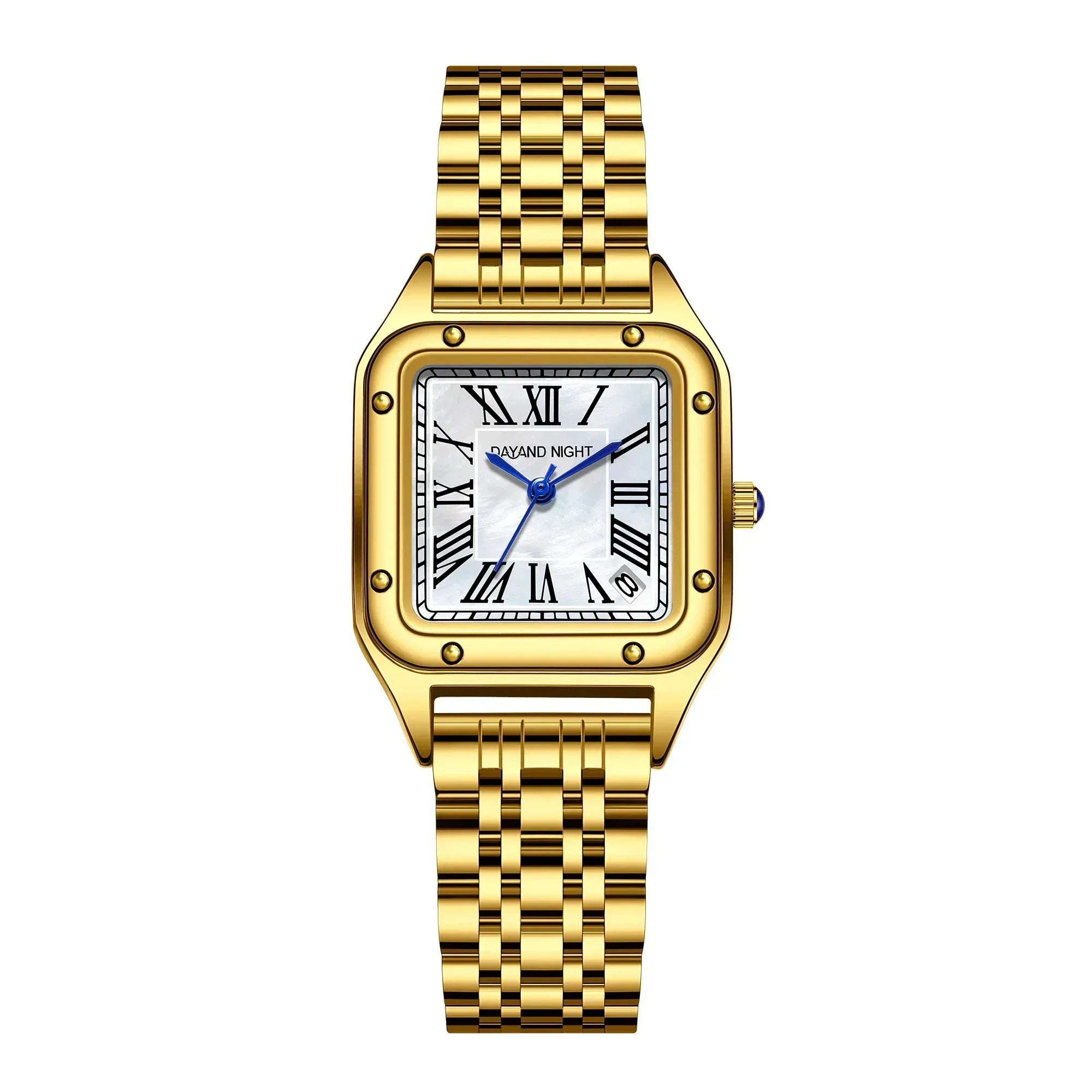 Luxury Fashion Couple's Watches | Stainless Steel Iced Out Watch Set for Men & Women | Matching Quartz Timepieces | Carati - CaratixJewelry